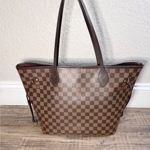 Louis Vuitton Damier Ebene Neverfull MM w/pouch